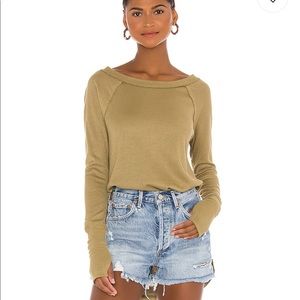 NWT Free People sunstone snowy thermal size S